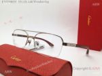 Wholesale Replica Cartier Santos Eyeglasses Wooden leg Rectangular lenses EYE00055